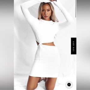 Elegant White Mini Dress